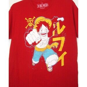 One Piece Ripple Junction Luffy Fist Anime Red Tonal T-Shirt
